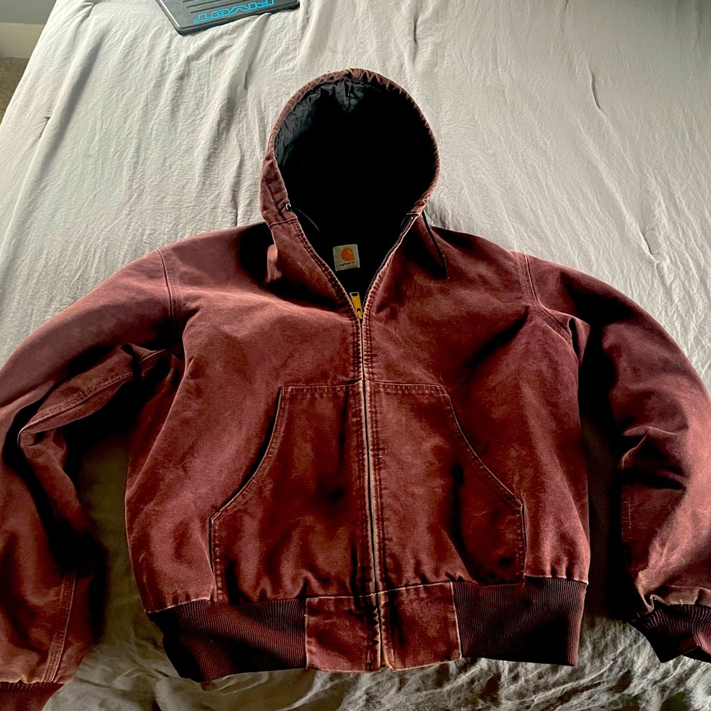 Vintage Carhartt hooded insulated jacket
